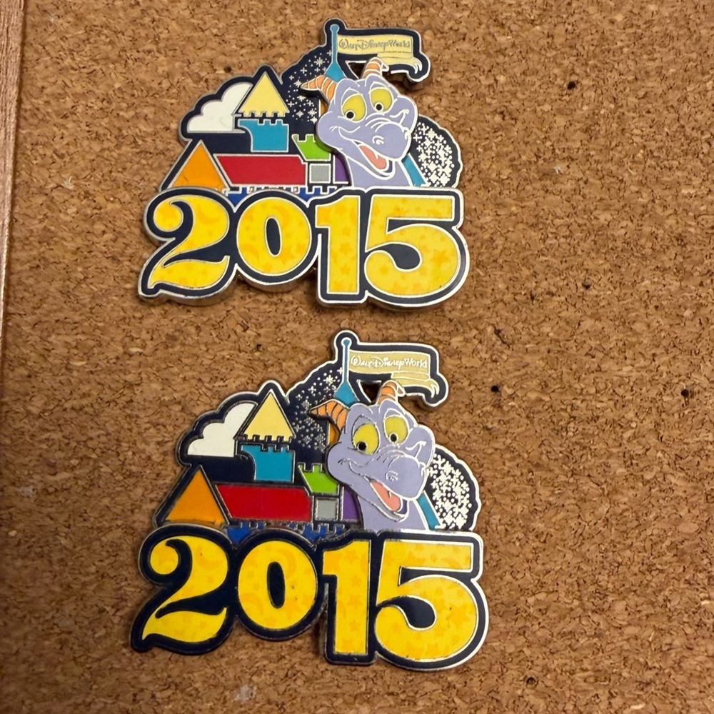 Authentic Disney 2015 Figment Purple Dragon Pin (two available, price is one)